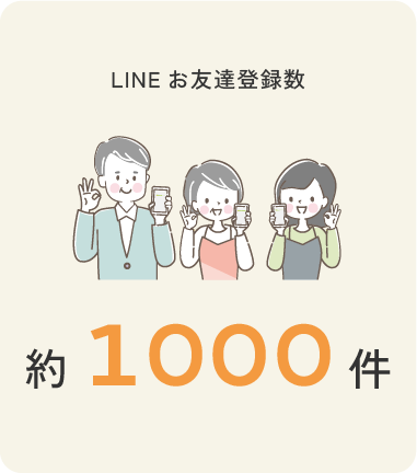 LINEお友達登録数