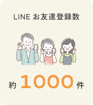 LINEお友達登録数
